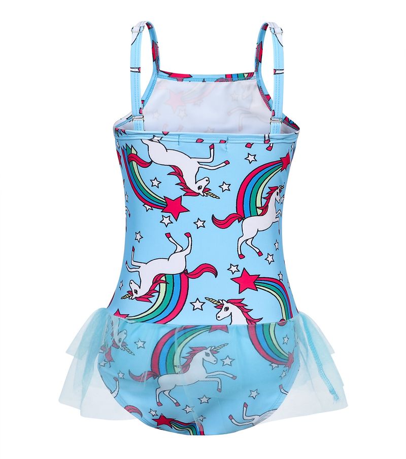 Maillot de bain une pièce pour filles européennes et américaines Mother & Kids Maillot de bain une pièce pour enfants d'été Maillot de bain une pièce respirant à séchage rapide pour enfants_voghion.com