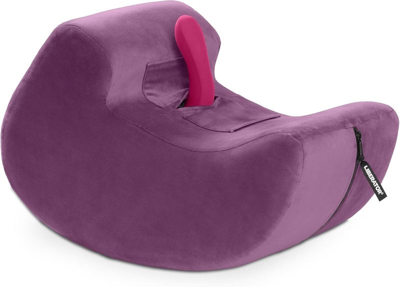 Cuscino e supporto per giocattoli sessuali Liberator Pulse, Microvelvet Purple_voghion.com