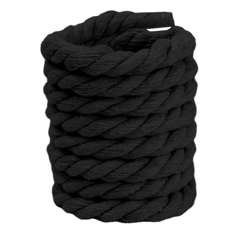 Bold Cotton en Twist Weave Skosnören enfärgad rep Skosnören Män Kvinnor Trendig Personlighet kpop Sport Fritidskläder_voghion.com