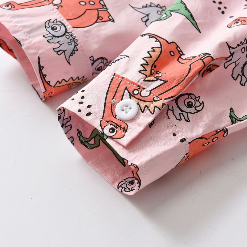 Kinderkleidung Kinderkleidung Jungen Anzug Host Blumenmädchen Kleidung Kinder Dinosaurier Print Shirt Performance Kleidung_voghion.com