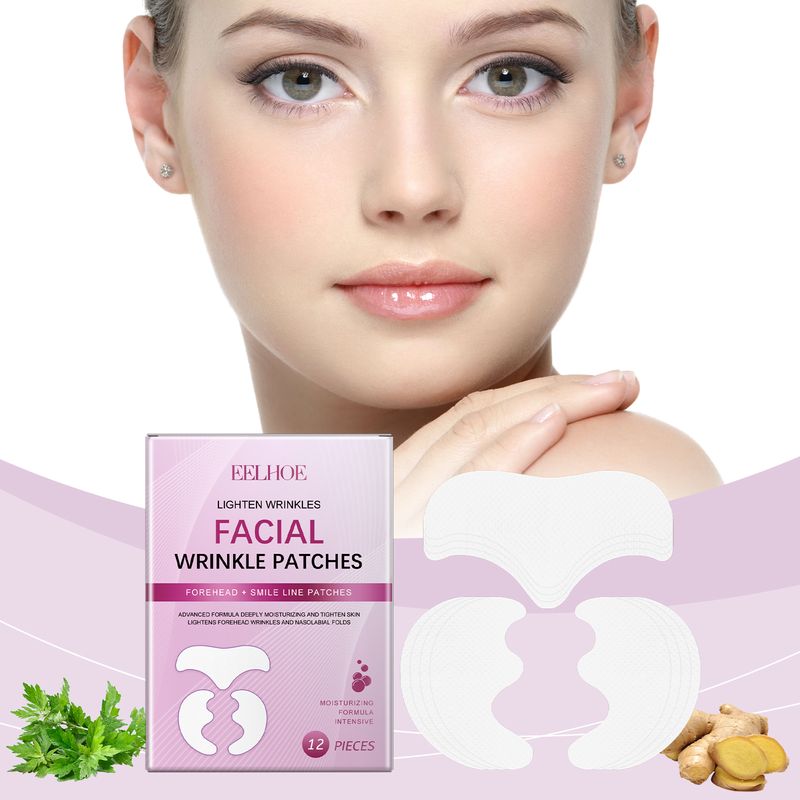 EELHOE Face Firming Patch Nourishing Elastic Firming Forehead Patch Lift Firming Hydrating Skin Tender Patch_voghion.com