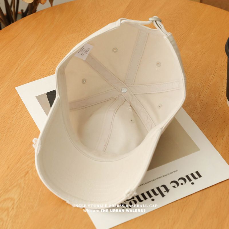 Korean Style Unisex Baseball Cap - Wide Brim Duckbill Design With Soft Top For Casual Wear (Multiple Colors)_voghion.com