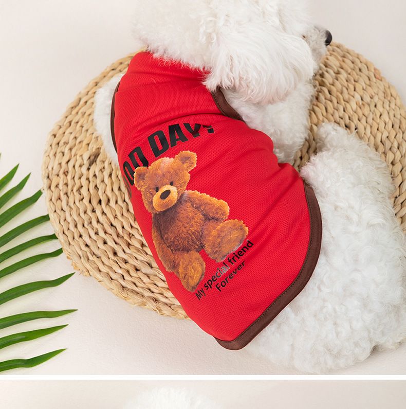 Factory Direct Pet clothes puppy clothes cat clothes summer dog vest pet vest one-piece delivery_voghion.com