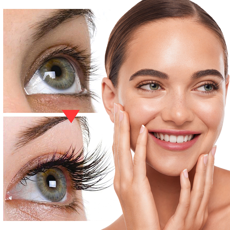 Eyelash growth eye black, eyelash enhancement product, longer, Fuller thick eyelashes, eyelash enhancement, ey_voghion.com