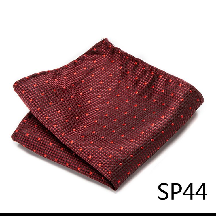 Heren Brits patroon effen kleur polyester zijden vierkante sjaal bruiloft pak zakdoek overhemd klaar op voorraad_voghion.com