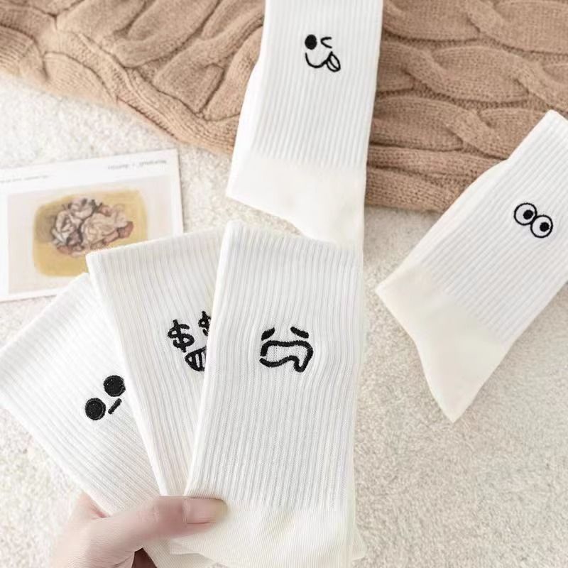 Kadın İlkbahar ve Yaz Moda İş Tüpü Polyester Pamuklu Tekne Kısa Çorap_voghion.com