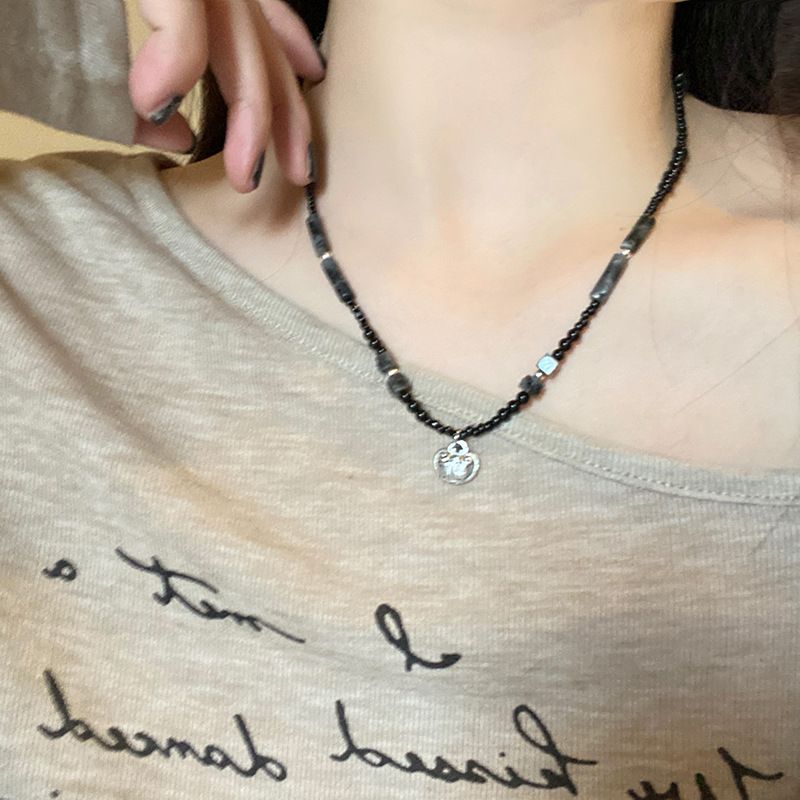 Nuova collana con ciondolo di sicurezza con nodo di bambù in perline cinesi, stile cinese-chic, con catena personalizzata, costume antico Han_voghion.com