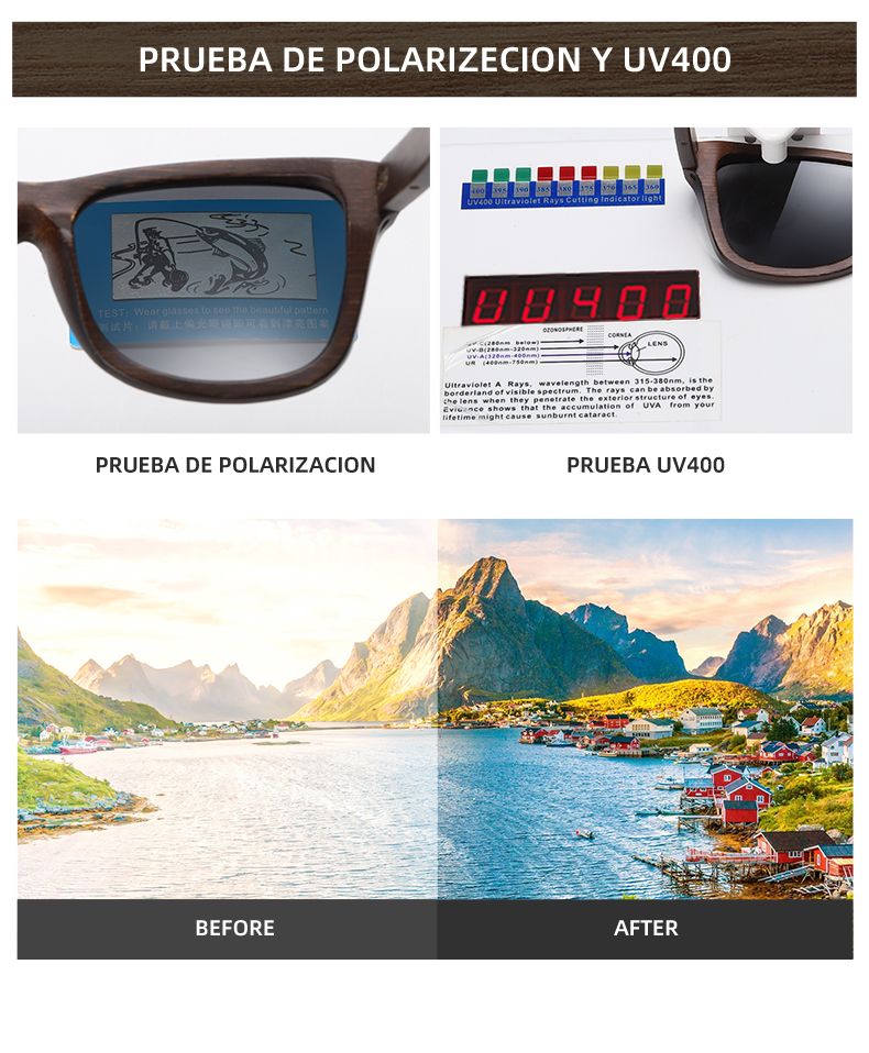 Fashion Fashion Vintage Fashion Bamboo Wooden Handmade Polarized Mirror Coating Lenses Eyewear Sunglasses for Men_voghion.com