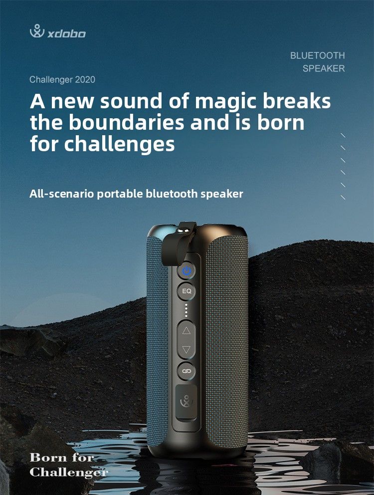 【High Quality】 Xidobao Xdobo SINOBAND Challenger 2020 Bluetooth 50W Outdoor Riding Speaker_voghion.com