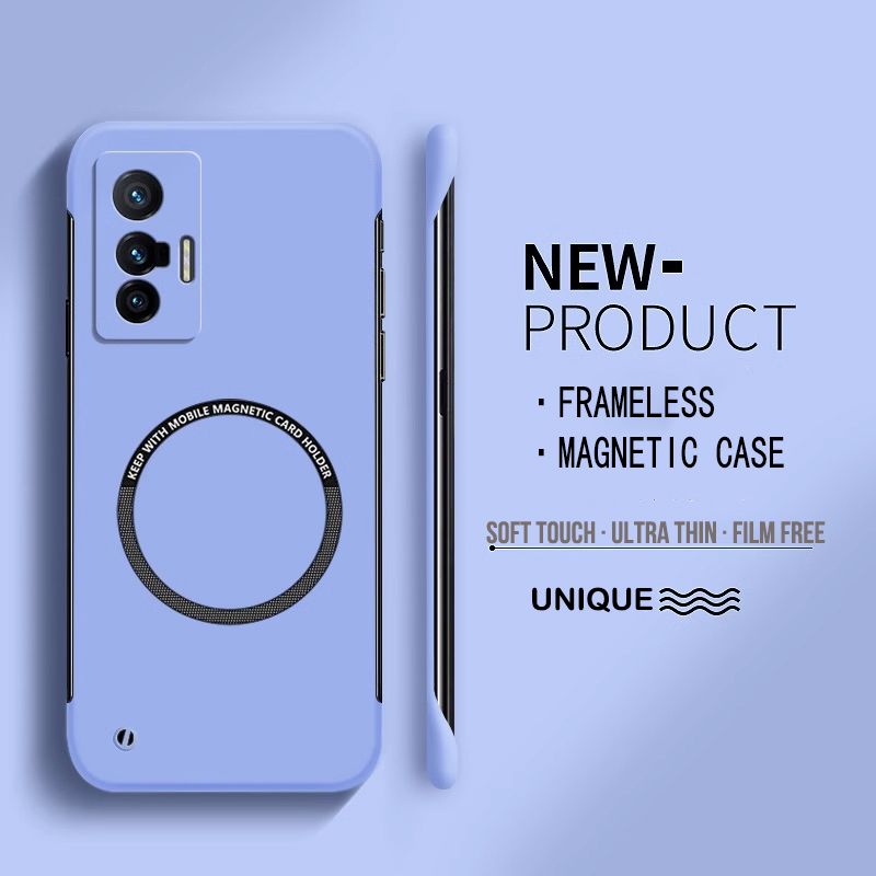 Ultra Thin Hard PC Magnetic Frameless Phone Case For Oppo Master NEO 3T GT 2 3 Realme 10 11 Pro Plus Matte Cover_voghion.com