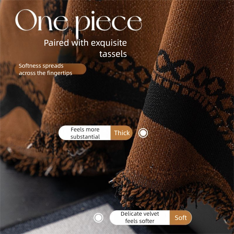 Puxu Chenille Cover Light Luxury Versatile High-end Feel Cat Scratch Resistant Universal Sofa Cushion_voghion.com