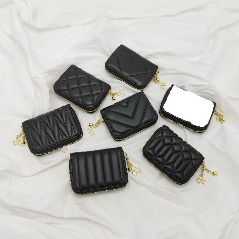 Portafoglio corto da donna in vera pelle, grande capacità, con cerniera, alla moda, 2025_voghion.com