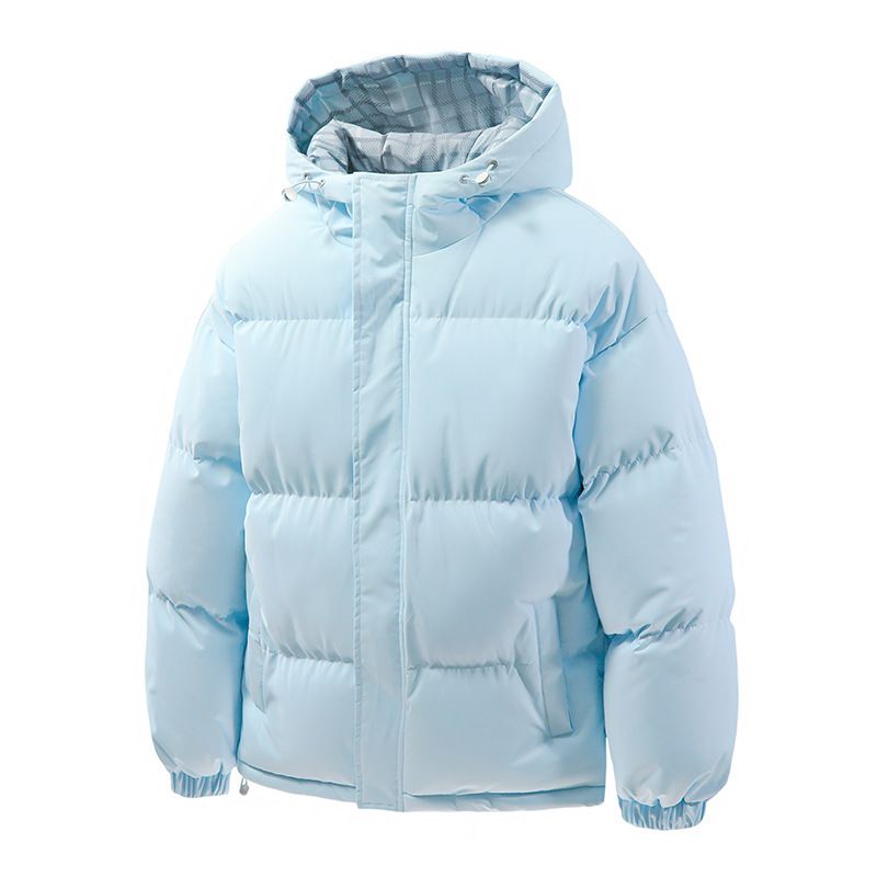 New Style Hooded Simple Warm Cotton Unisex Versatile Thickened National Trend Autumn Winter Loose Puffer Jacket_voghion.com