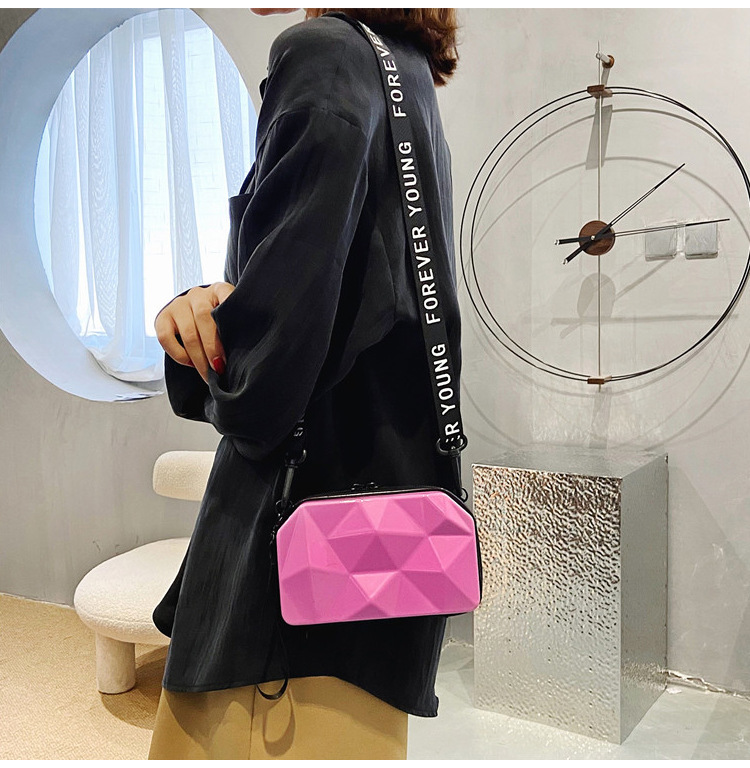 Mochila pequeña de un solo hombro con cremallera para mujer, bolso bandolera diagonal color caramelo, novedad de 2023_voghion.com
