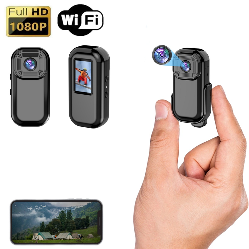 360° WiFi vanjska sportska kamera HD 1080 zaslon u boji snimač videokamera za provođenje zakona_voghion.com