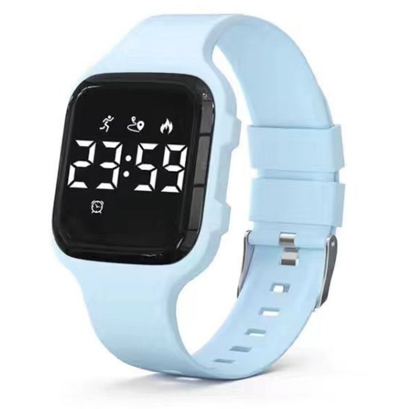Square Waterproof Female Students, Elegant And Simple Sports Bracelet, High-end Luminous Vibration Alarm Electronic_voghion.com