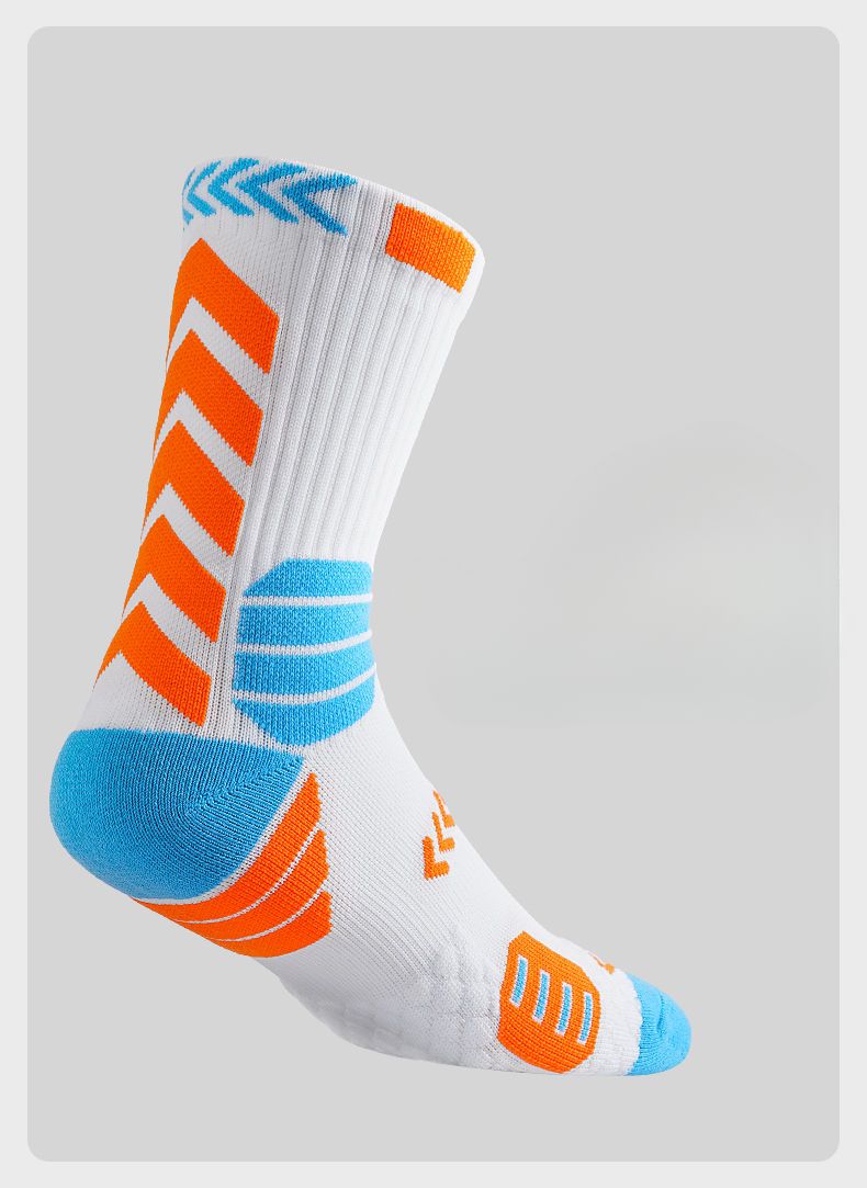 Calzini da basket traspiranti antiscivolo spessi da uomo con fondo in asciugamano_voghion.com