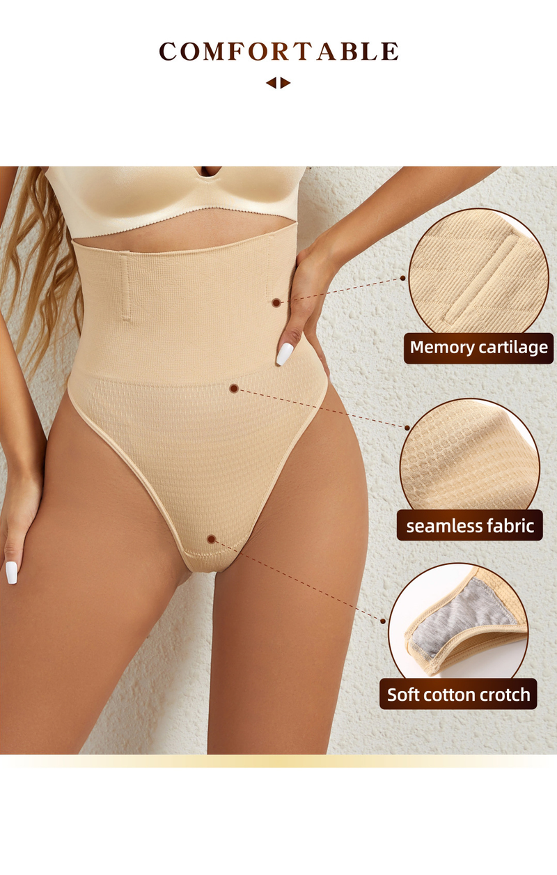 Női ruházat Magas derekú karcsúsító tanga női test szexi fenékemelés, popsi mutatása, plus size bugyi_voghion.com