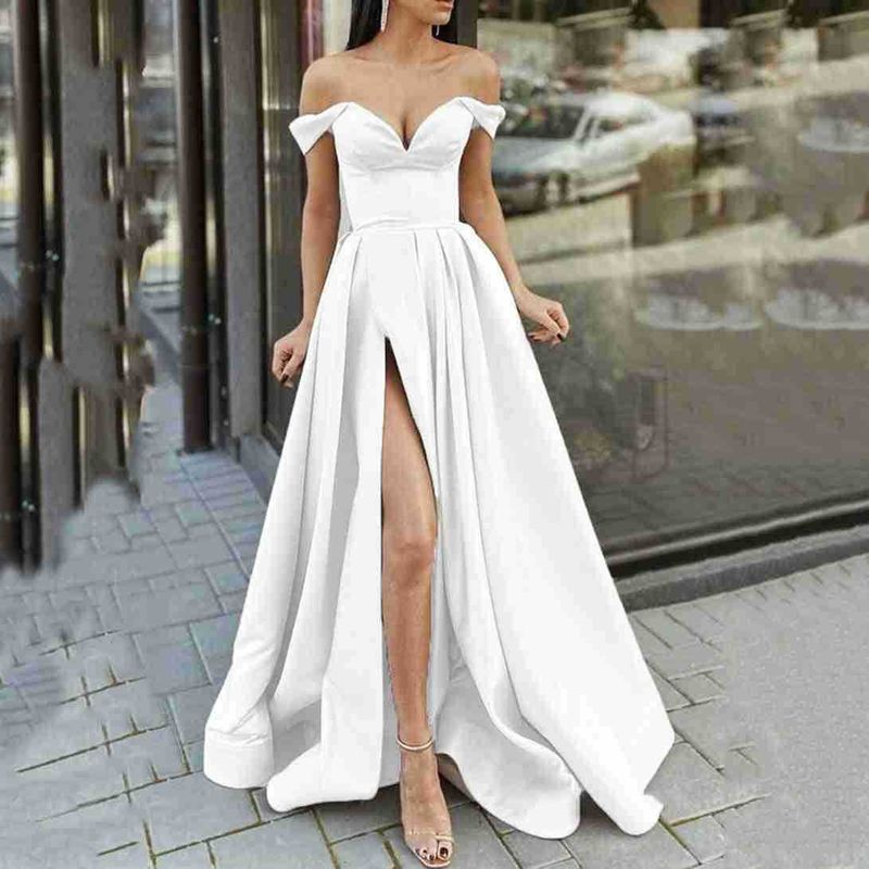 Women's evening dress new summer hot sale sexy slim forged dress deep v host dress_voghion.com