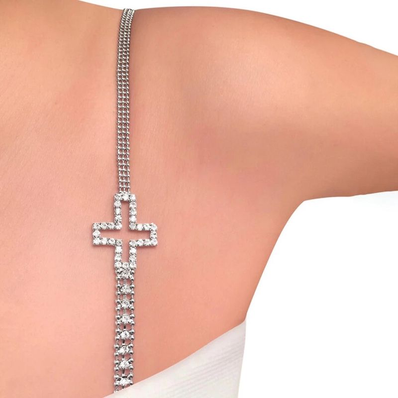 Bodychain Neue Mode Strass Schulter Gurt Persönlichkeit Sexy Schulter Kette Körper Kette Weibliche Schulter Kette_voghion.com