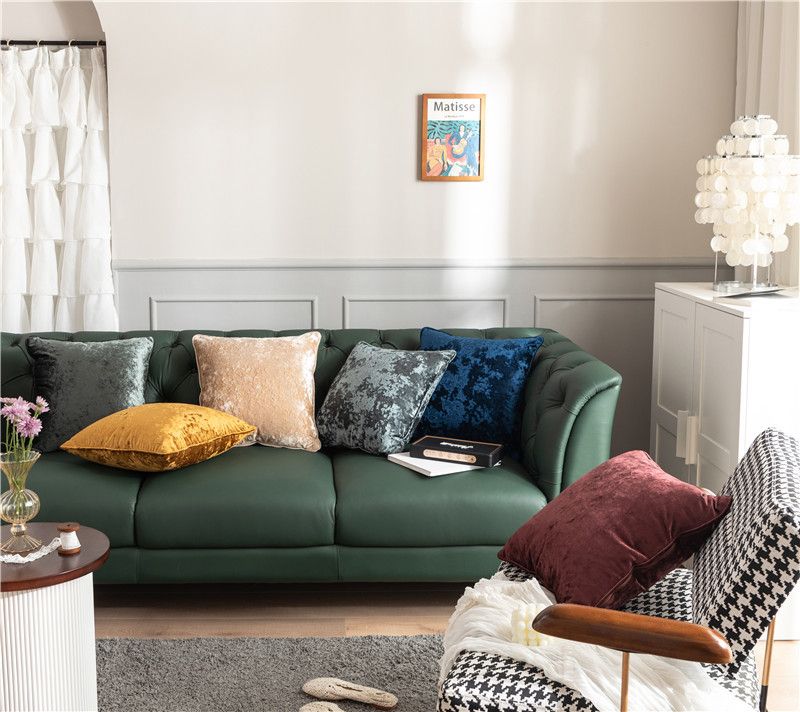 Neuer modischer, gestrickter, garngefärbter Hahnentrittmuster-Plaid-Quasten-Modell-Sofakissen-Kissenbezug im nordischen Stil_voghion.com