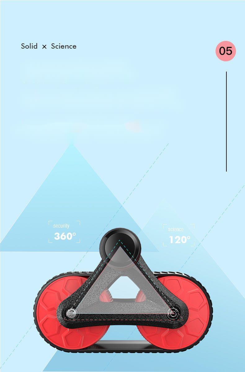 Saugnapf-Roller, Sit-Up-Assistent, Automatische Rückprallmuskeln, Rad, Fitnessgerät für die Bauchkompression zu Hause_voghion.com