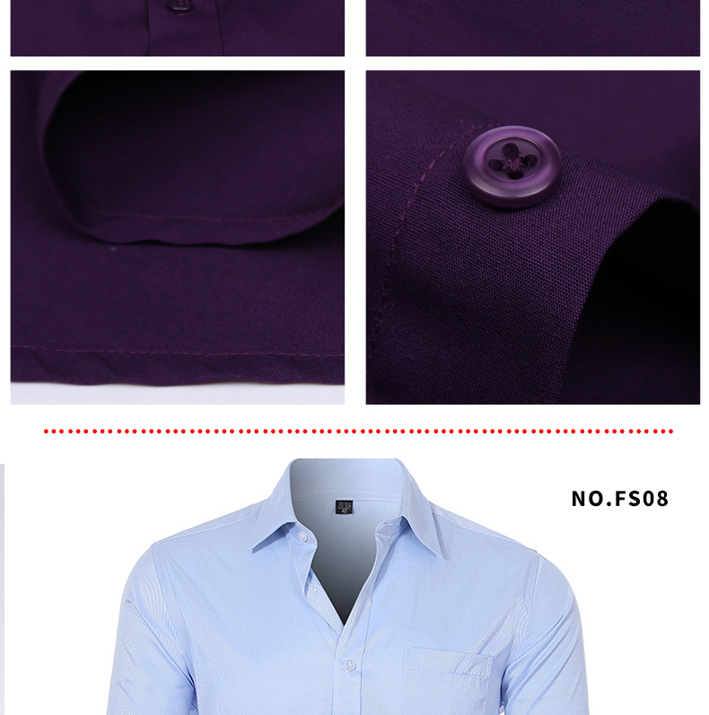 Abbigliamento uomo Camicia con gemelli francesi Camicia da uomo taglie comode_voghion.com
