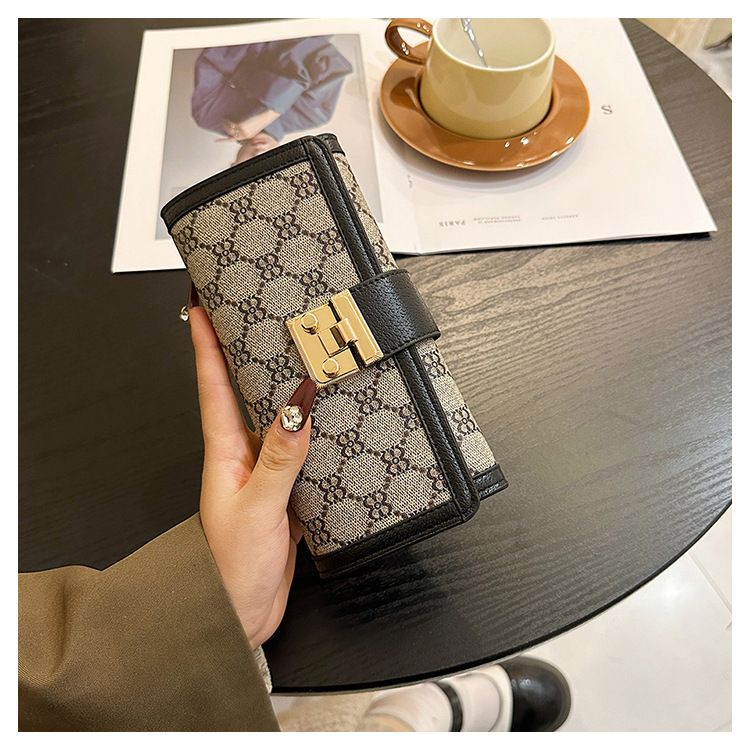 Portafoglio lungo classico corto da donna 2025, porta carte multi-slot, versatile pochette_voghion.com