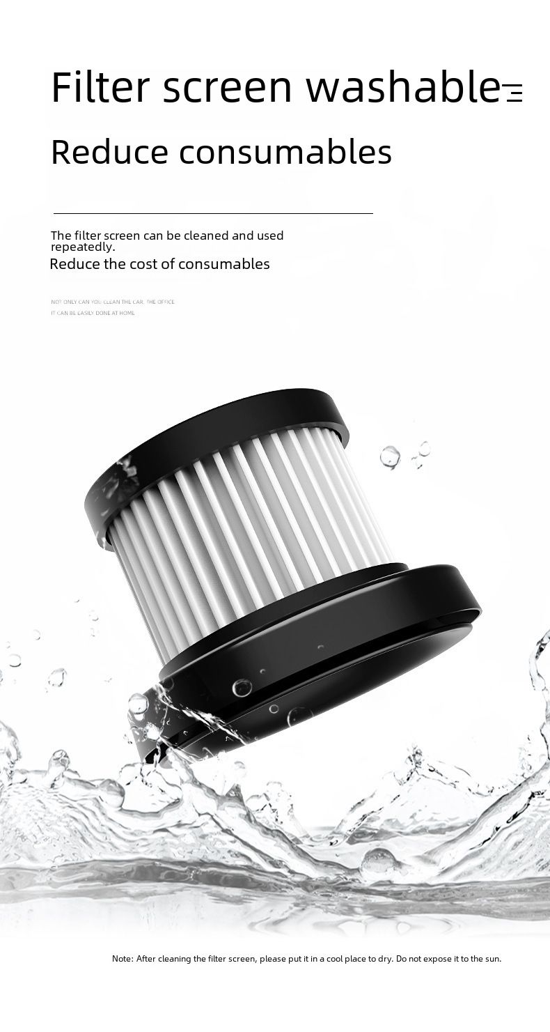 Car Wireless Vacuum Cleaner Car Handheld Portable Vacuum Appliance High Power Mini Small Car Home Dual Use_voghion.com