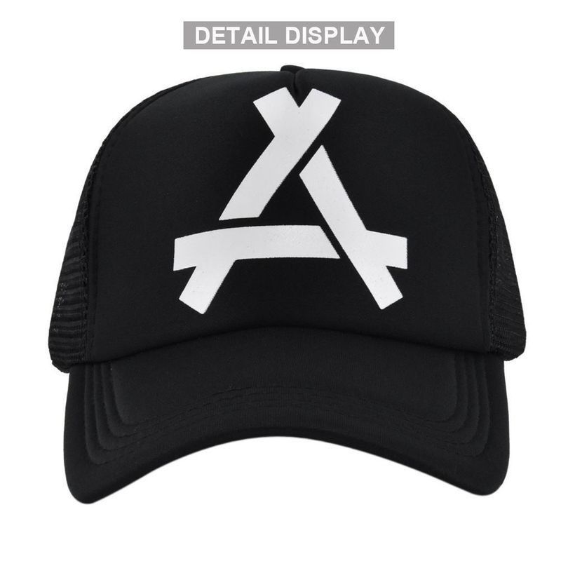 Gorra de béisbol transpirable de verano con estampado de esponja y serigrafía de pico de pato, gorra de malla_voghion.com