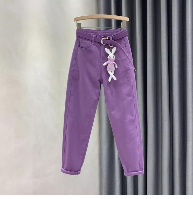 Pantaloni Harem Elastici Piccoli Piedi da Donna, Vita Alta e Pantaloni Carota Snellenti_voghion.com