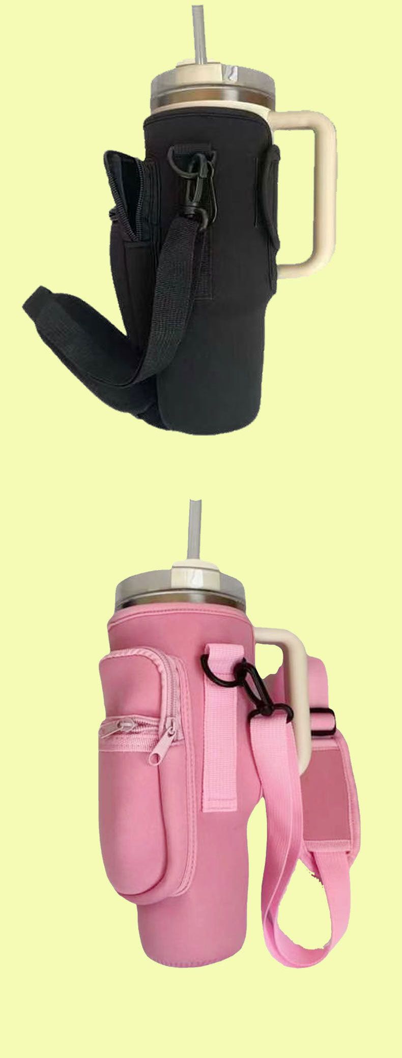 40OZ Autobecher Thermosbecher Set Wasserkocher Stroh kleines Paket_voghion.com