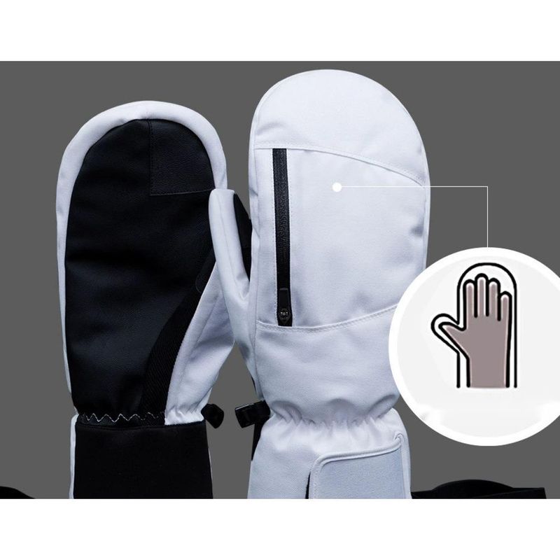 New Ski Gloves Waterproof Wear-Resistant Five-Finger Mitten Snowboard Winter Warm Cold-Resistant With Liner Inner Lining_voghion.com