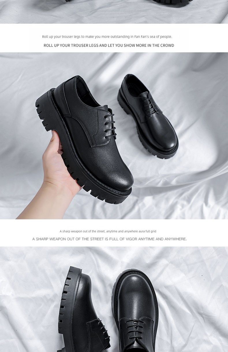 Thick Sole Winter Inner Height Increasing Formal Wear Men's Casual Leather Shoes_voghion.com
