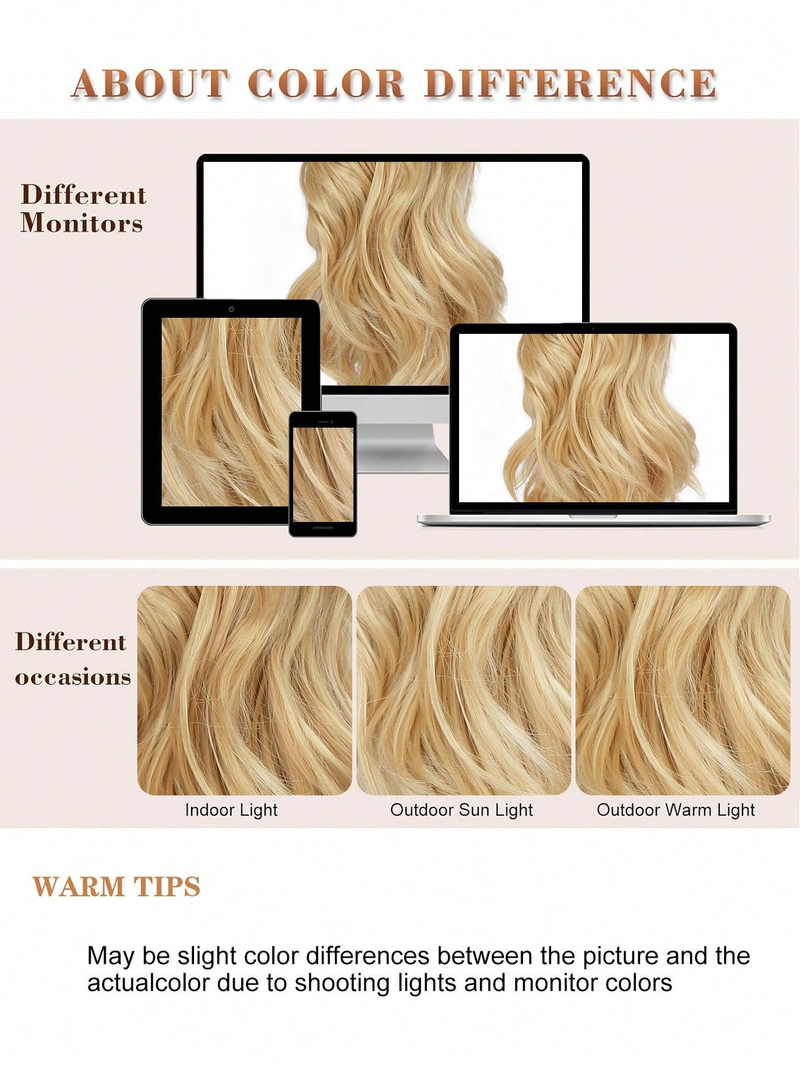 Artiglio per estensione coda di cavallo Clip per mascella riccia ondulata corta e spessa in coda di cavallo Capelli finti Parrucchino sintetico dall'aspetto morbido e naturale_voghion.com