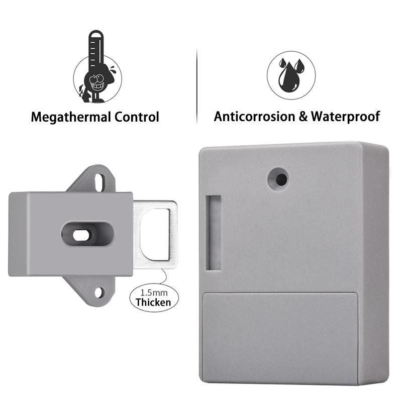 Digital Cabinet Intelligent Electronic Locks Invisible Sensor Lock EMID IC Card Drawer for Wardrobe Furniture Hardware MYY_voghion.com