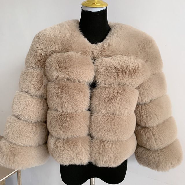Haining fabbrica di pellicce all'ingrosso autunno e inverno nuovo caldo tempo libero splicing donne pelliccia di volpe cappotto abbigliamento femminile_voghion.com