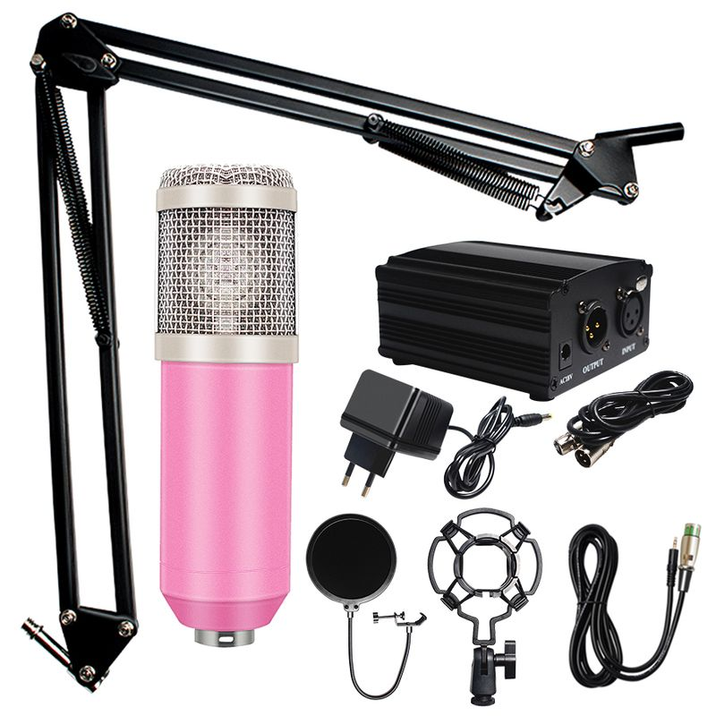 Professionelles Mikrofon BM 800 Karaoke-Kondensator-Kits Bundle Mikrofon für Computerstudio_voghion.com