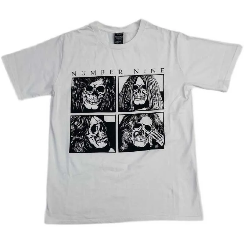 T-shirt en coton pour homme, nouveauté 2022, numéro neuf, groupe de rock, crâne, hip-hop, skateboard, rue_voghion.com