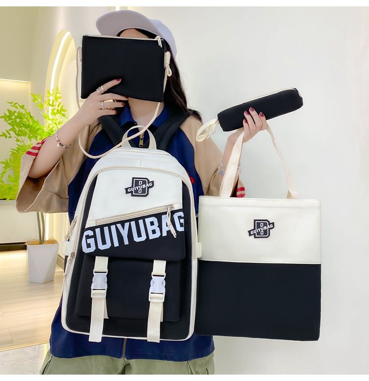 Women's bag 2024 new high-capacity for middle and high school students, fashionable backpack, computer bag, backpack_voghion.com
