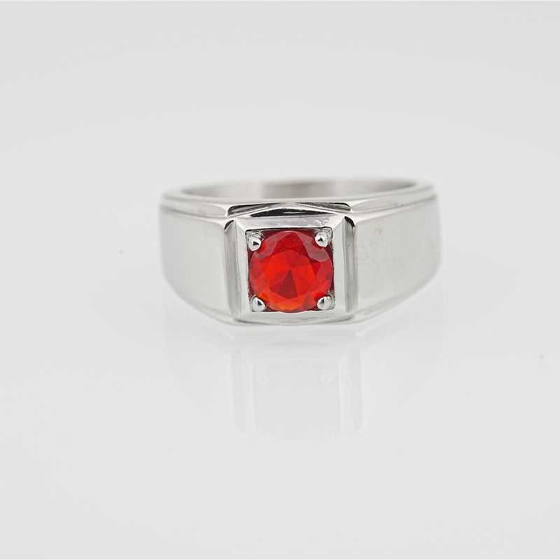 Minimalistische titanium stalen klassieke persoonlijkheid mode unisex duim koppel ring_voghion.com