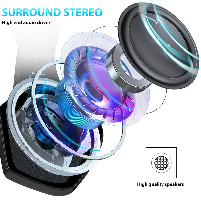 Cuffie per gamepad per computer cablate RGB colorate Neutral V1 Gaming popolari_voghion.com