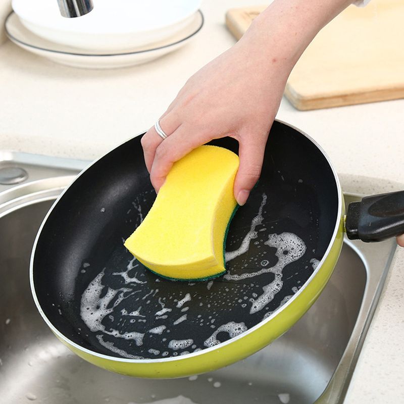Nano Magic Cleaning Sponge Kit - 20-200pcs Pot Rust Stain Remover Eraser Scrubber Brush For Kitchen & Bathroom_voghion.com