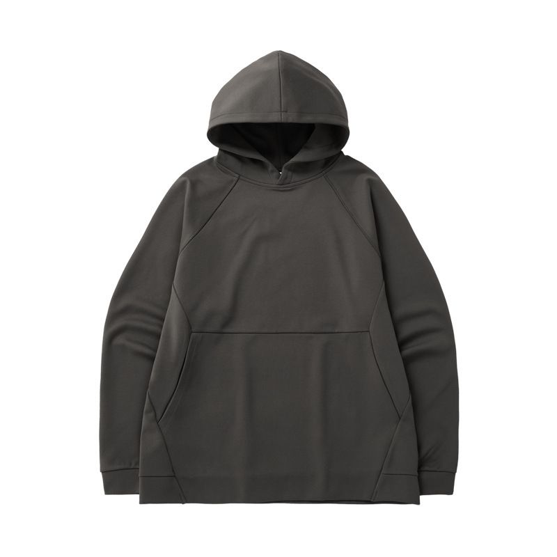 Felpa con cappuccio in pile 25 Autunno e Inverno 380g Tinta unita Top sportivo da uomo_voghion.com