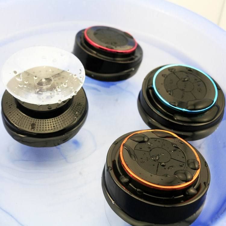 Alto-falante Bluetooth à prova d'água IPX 7, alto-falante portátil, mini alto-falante para banheiro, rádio sem fio, alto-falante Bluetooth multifuncional_voghion.com