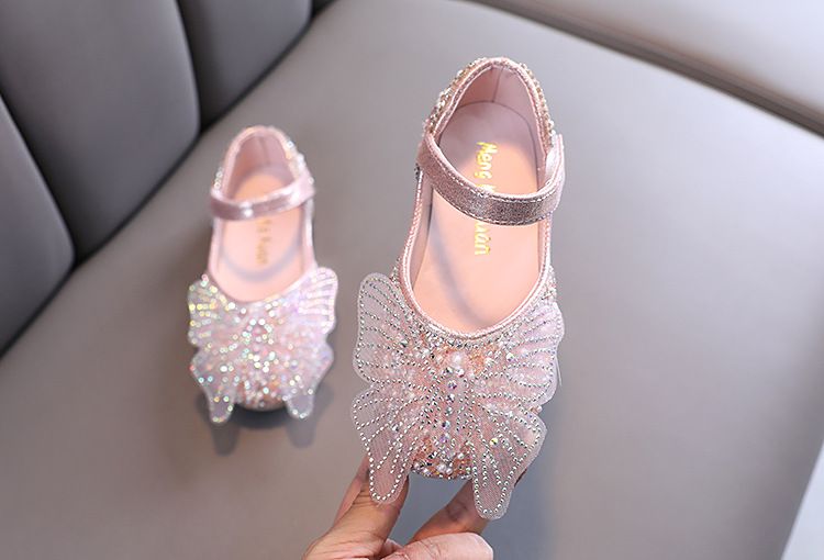 Mode Kleine Große Schleife Quadratischen Mund Dance Performance Schuhe Einzelnen Schuhe Kleine Leder Schuhe_voghion.com