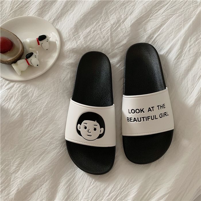 Thin Strip Ins Hong Kong Style Trendy Flats Slippers_voghion.com