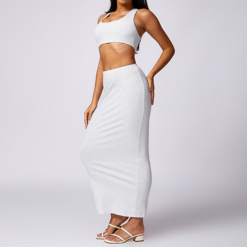 LazyZoom Nessun reso o cambio Pure Desire Beautiful Back Sport Casual Dimagrante Halter Tight Yoga Outfit Set 8713_voghion.com