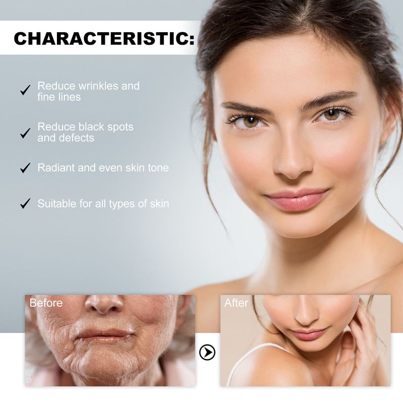 Hoygi Brightening & Anti Wrinkle Serum, Anti-Aging Reduce Dark Spots Dark Yellow Wrinkles Smooth Skin Hydration Firm_voghion.com