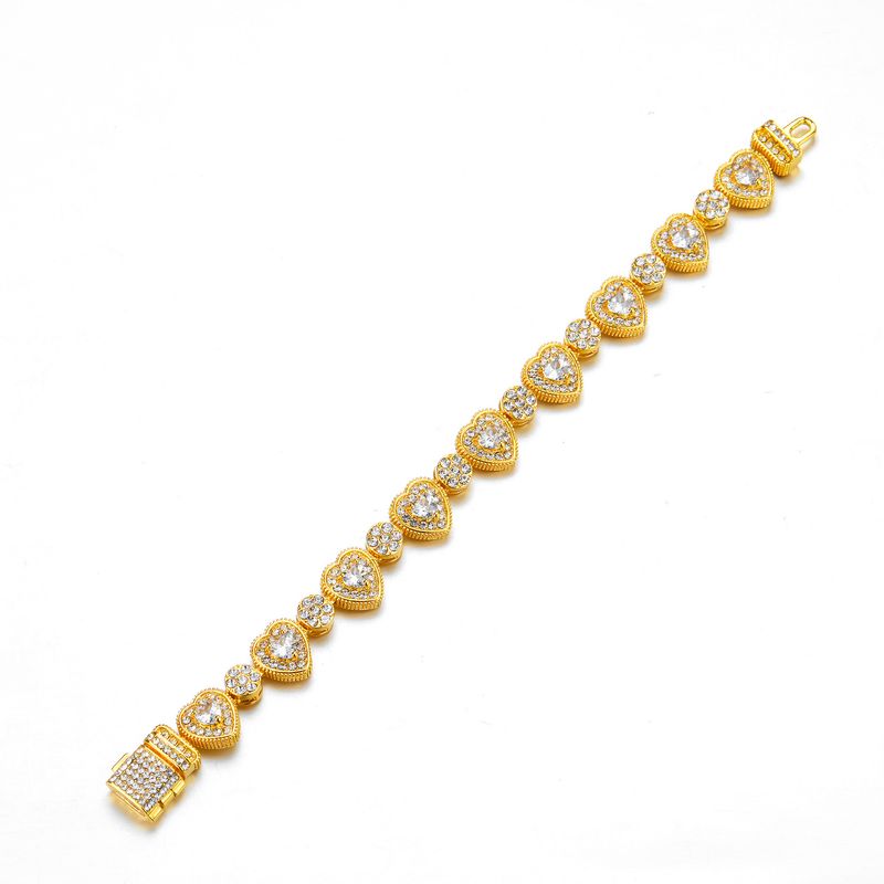 Hiphopo „New Love Rock Candy“ cirkonio sujungimo karoliai, 12 mm geometrinis kubietiškos grandinėlės asmenybės mados tendencijų papuošalai_voghion.com